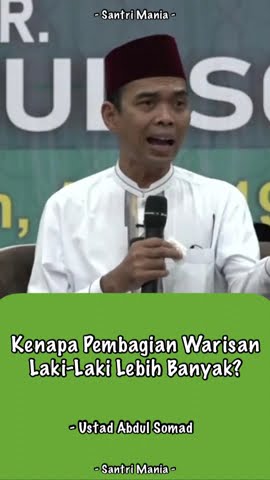 Kenapa Pembagian Warisan Laki-Laki Lebih Banyak? - Ustad Abdul Somad