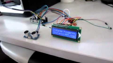 Ultrasonic range finder demo- BUILDCIRCUIT