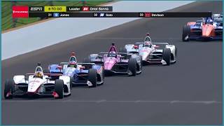 Final 10 laps of Indy 500 - 2016, 2017, 2018