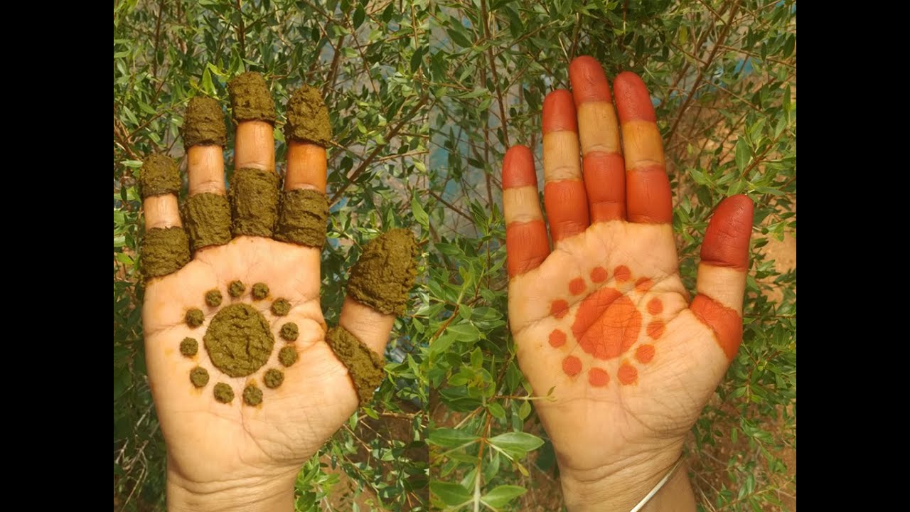 Traditional Maruthani Design Traditional Gorintaku Design Maruthani Vaippathu aepadi YouTube