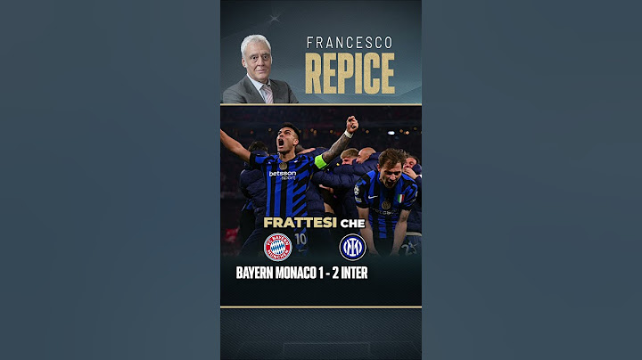 Bayern Monaco-Inter 1-2: Il finale di partita commentato da Francesco Repice