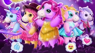 Pony Sisters Pop Music Band - Fun Pony Makeover, Style hair, Makeup, Singing with Piano & Guitar screenshot 3