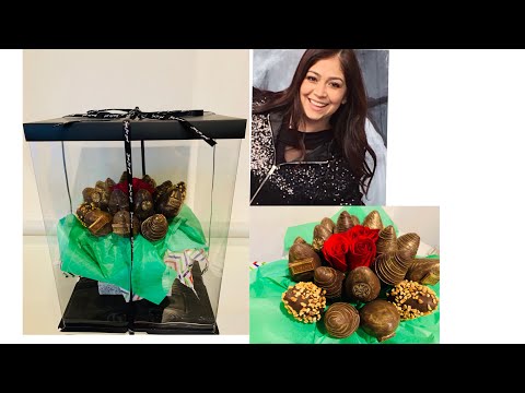 HOW TO MAKE A CHOCOLATE COVERED STRAWBERRY ARRANGEMENT