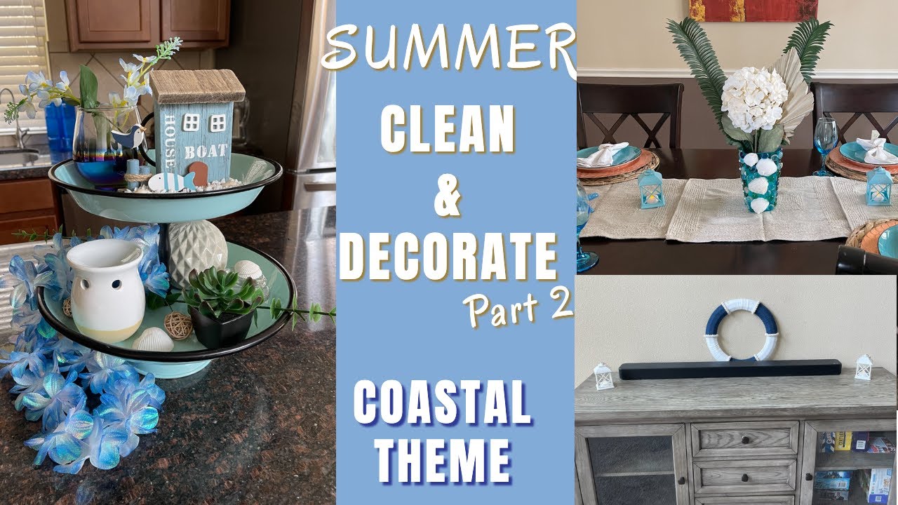 *NEW* SUMMER DECOR 2021 I  DOLLAR TREE DIY SUMMER DECOR I SUMMER TABLESCAPE I