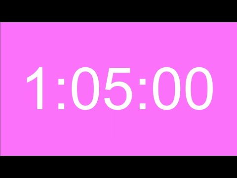 1 Hour 5 Minute Timer - 65 Minute Countdown Timer
