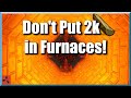 Don't Waste Wood! Smelt Ore Stacks Efficiently in Large Furnaces in Rust!