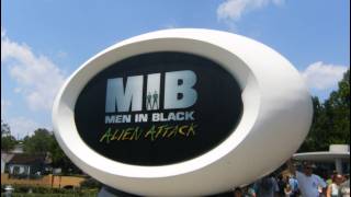 Men in Black: Alien Attack Queue Universal Studios Orlando Florida POV HD