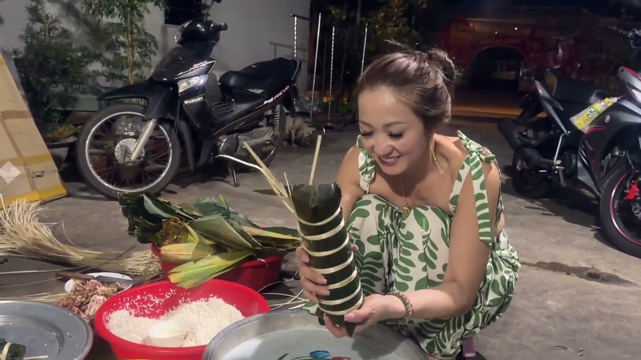 Nồi bánh tét cho 28 Tết đã hoàn thành rồi ạ 2/15/2026