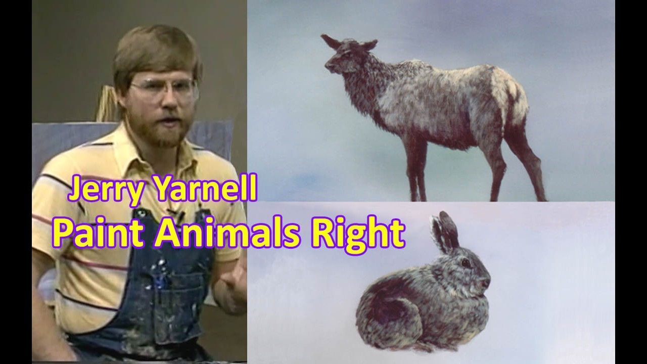Paint Animals in Acrylics: Fur Texture, Brush Control, Sketching Tips | Jerry Yarnell Full Lesson