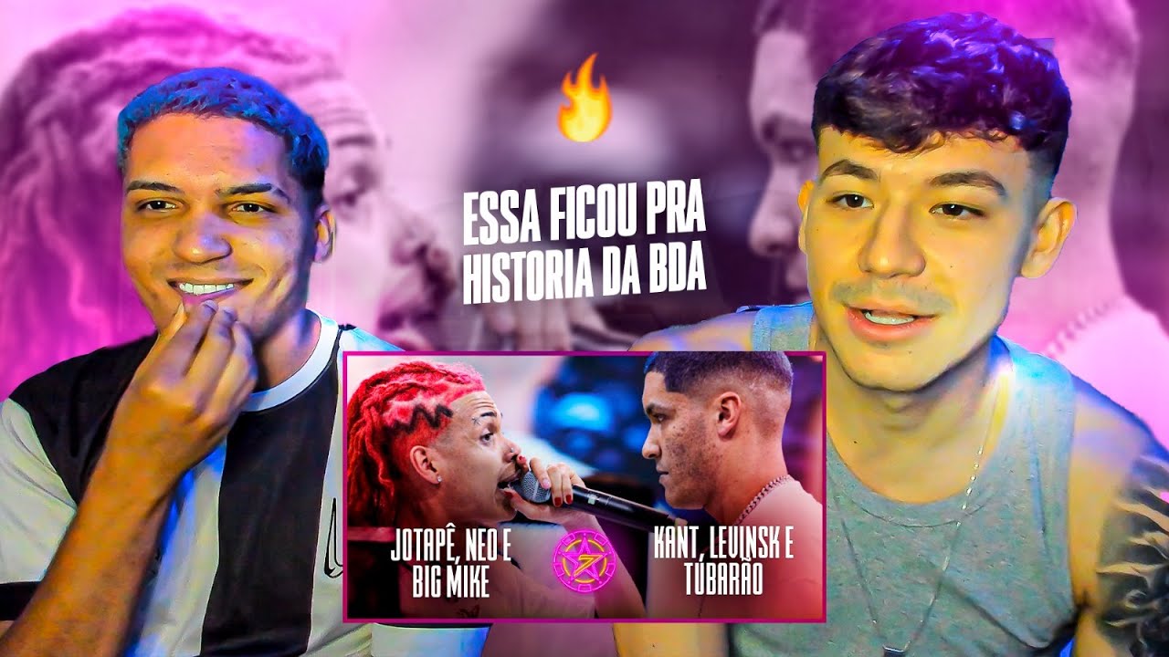 APOLLO E TUBARÃO REAGEM A JOTAPÊ, NEO E BIG MIKE X KANT, LEVINSK E TUBARÃO | BDA 7 ANOS