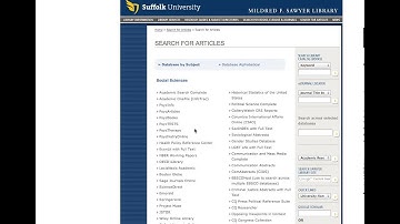 How do I access Databases from Off Campus?