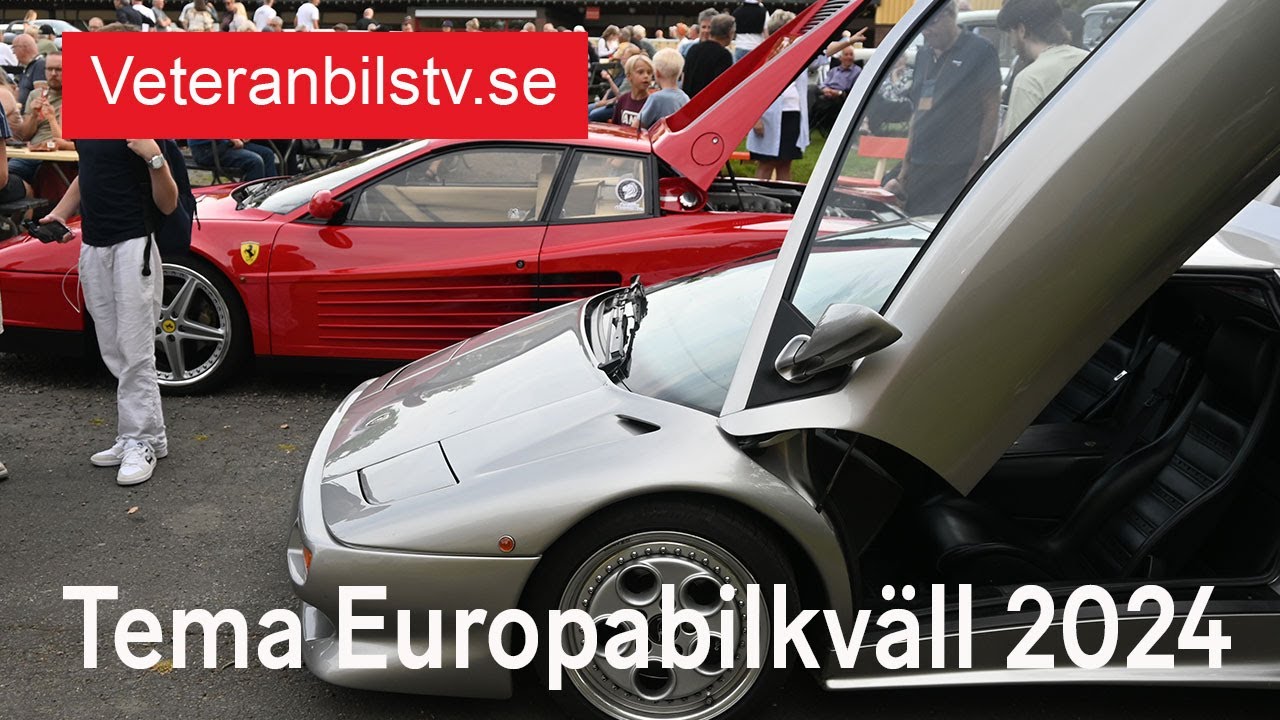 Europabilkväll -- Huskvarna Folkets Park 2024