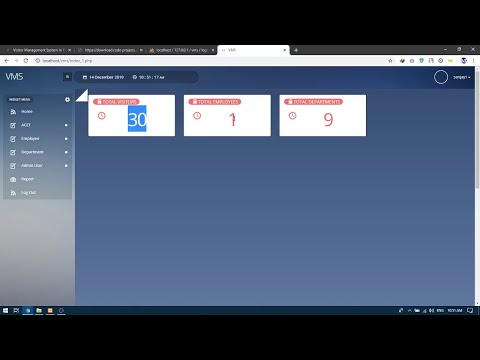 VISITOR MANAGEMENT SYSTEM IN PHP | Source Code & Projects