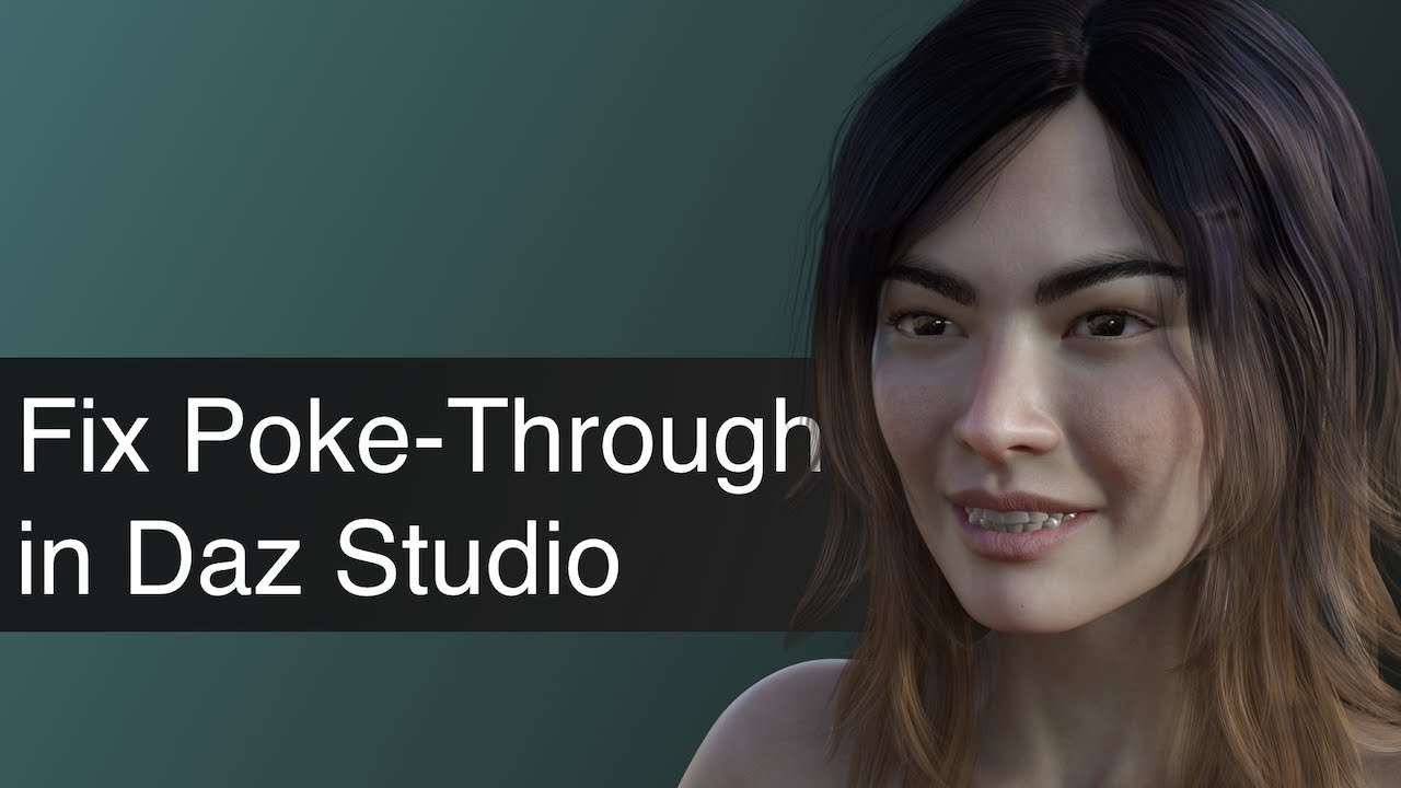 How to Eliminate Poke Through in Daz Studio Tutorial | Daz3D Tips - YouTube