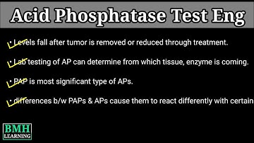 Acid Phosphatase Test | Acid Phosphatase & Prostate Cancer |