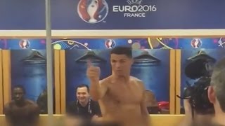 Cristiano Ronaldo Motivate Players after Final EURO 2016~Portugal vs France 1:0 UEFA EURO 2016 screenshot 5