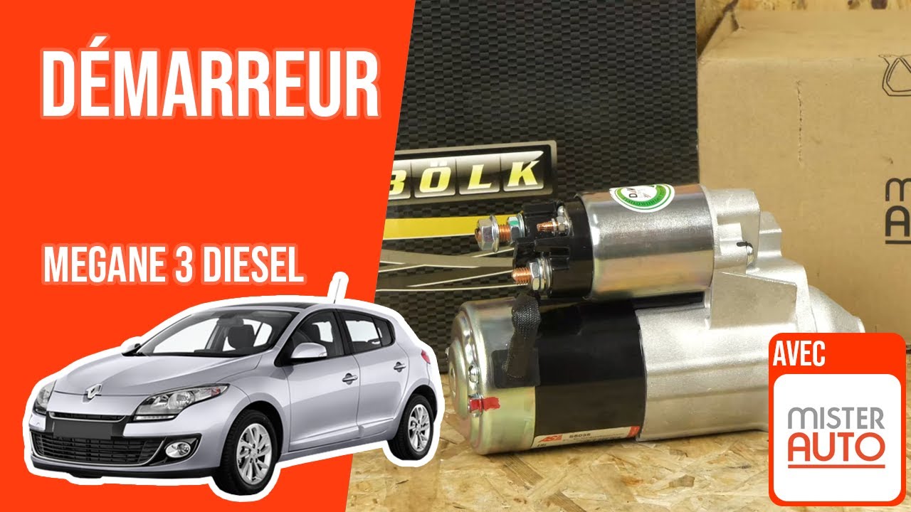 Changer le Démarreur Megane 3 1.5 dCi 🏁