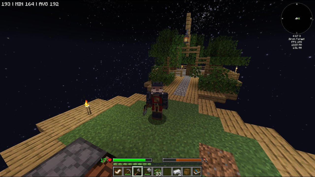 Minecraft Modded Skyblock EP 1 Getting Started - YouTube