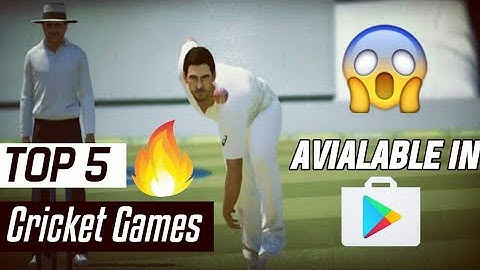 😱Top 5 Best High Graphic Cricket Games|| Cricket Game Like Don Bradman in Android || #NkGamingStarji
