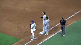 Rangers\/Athletics 8\/14\/21: Olson Beats Shift for Run-Scoring Single