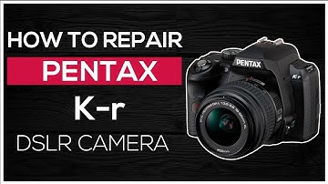 How to repair DSLR camera Pentax K-r  - exchange Diaphragm block control