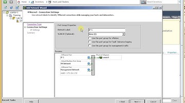VMWARE Labs-Create a VMkernel port on a standard virtual switch of vSphere vCenter of Esxi 5.1