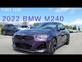 First Look! 2022 BMW M240i xDrive Coupe Thundernight Metallic