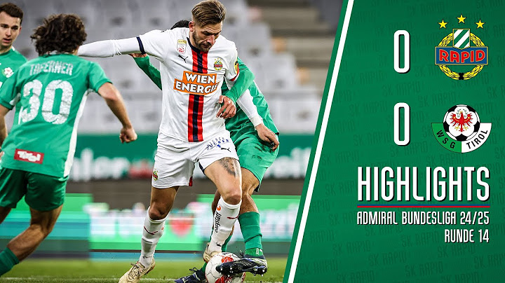 Highlights: WSG Tirol – SK Rapid