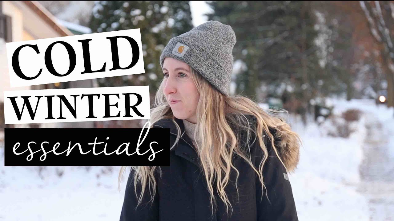 WINTER CAPSULE WARDROBE // Cold Weather Winter Essentials - YouTube