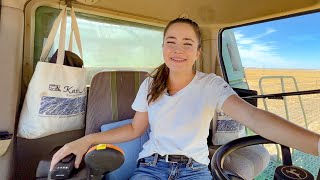 Fun Inside the Harvester Grain Tank! Montana Farming 2022 by Kate's Ag - Farm to Fashion 35,449 views 1 year ago 6 minutes, 28 seconds