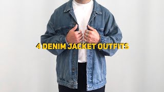 4 Ways To Style a Denim Jacket | Men's Fashion 2020