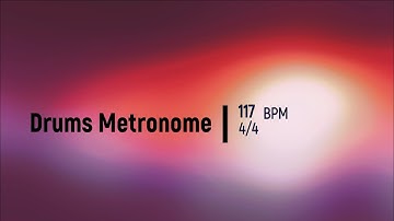 117 BPM 4/4 drum loop for practice