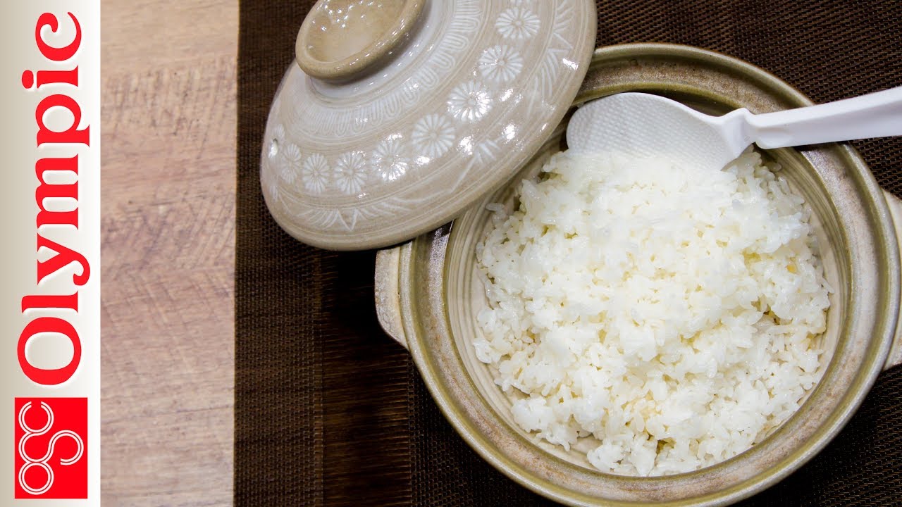 オリンピックの超簡単レシピ　土鍋 de ごはんの作り方