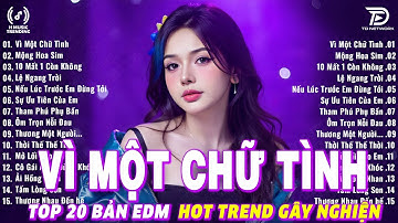 Vì Một Chữ Tình Remix ♫ BXH Nhạc Trẻ Remix Gây Bão 2025 ♫ Top 15 Bản EDM TikTok Hot Trend 2025