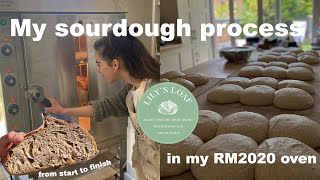 My Sourdough Bread Process in my RM2020 Oven (updated)
