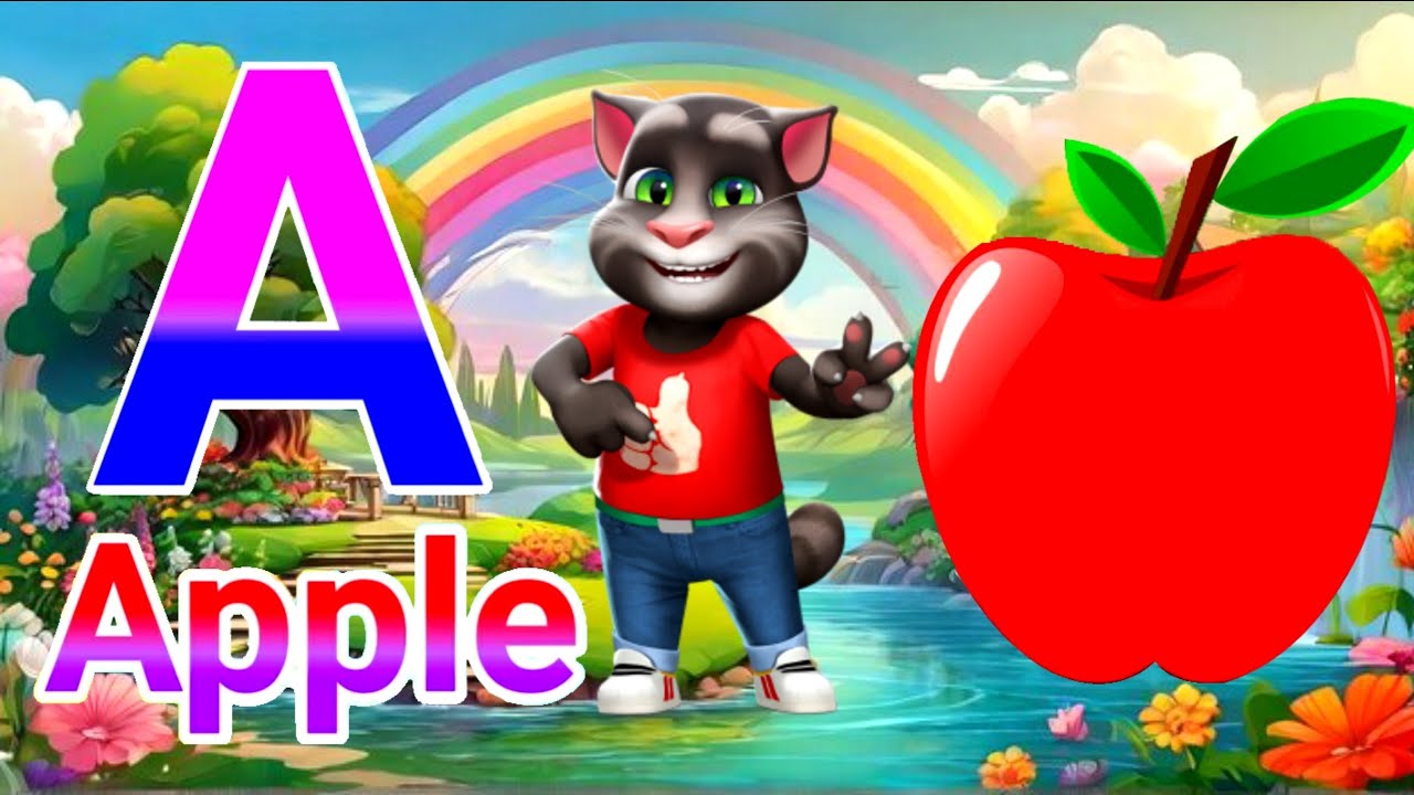 A for Apple B for Ball C for Cat D For Dog Learning Tv Phonics Song A ...
