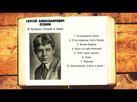 8 Лучших Стихов О Зиме С.А. Есенина | Слушать Стихи