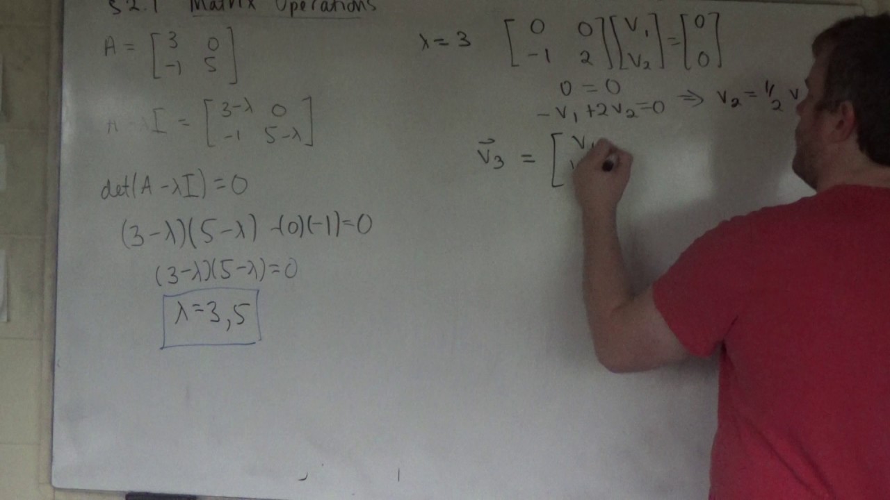 Eigenvector Calculation 2 YouTube Eigenvector calculation 2 youtube