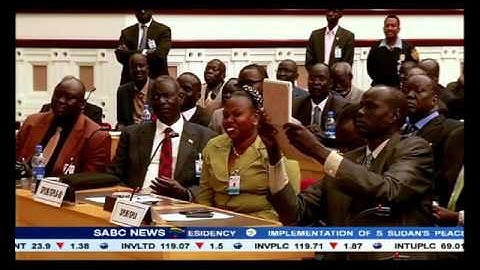 Implementation of the peace agreement in S Sudan making slow progress
