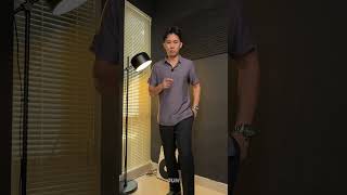 Celana formal pinggang elastis