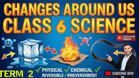6 Science  - Term 2 - Unit 3 | Changes Around Us –  🧪 | Tamil & English Medium  Explained  ✅ #tntet