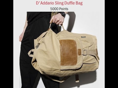 D&#39;ADDARIO SLING DUFFLE BAG REVIEW - YouTube