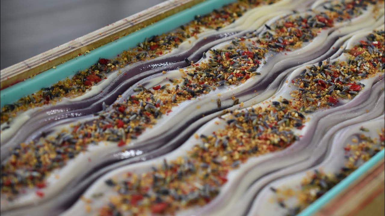 Lavender Citrus Essential Oil Cold Process Soap Making