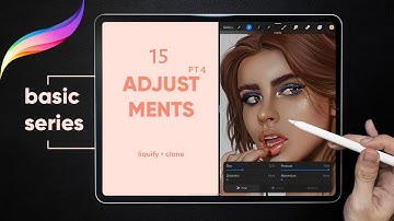 Ep. 15 | Procreate Adjustments pt. 4 - Liquify & Clone | Procreate Basic Series by Haze Long