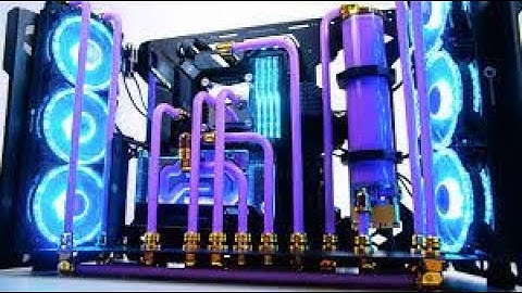 $6000 CLEAN Water Cooled Asus RTX 3090 Gaming PC! w  Benchmarks