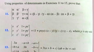 ncert maths class 12 miscellaneous exercise on chapter 4 Determinants | class 12 th | part 2