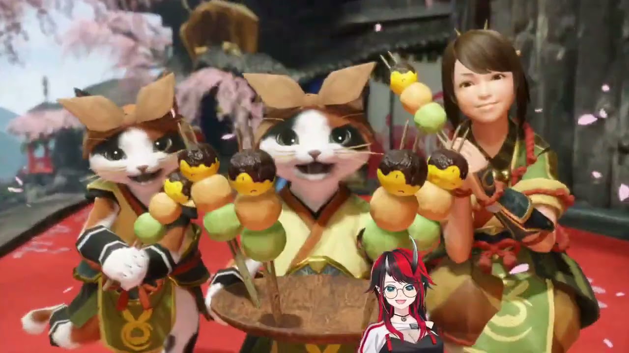 Rene reacts to the dango scene in Monster Hunter Rise