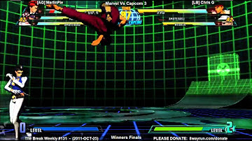The Break Weekly #131 - MvC3 WF - [AG] MarlinPie VS [LB] Chris G