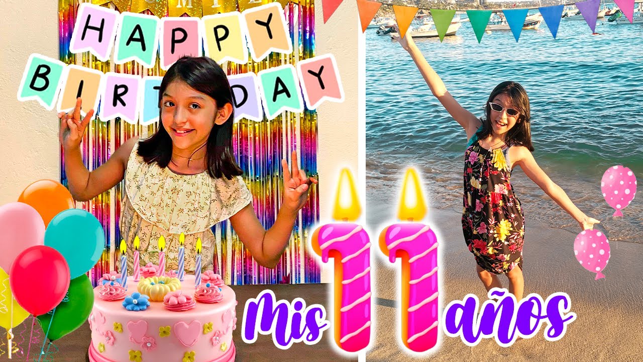 🎂MI CUMPLE 11 EN LA PLAYA🏝️I Yo soy Aranza💕