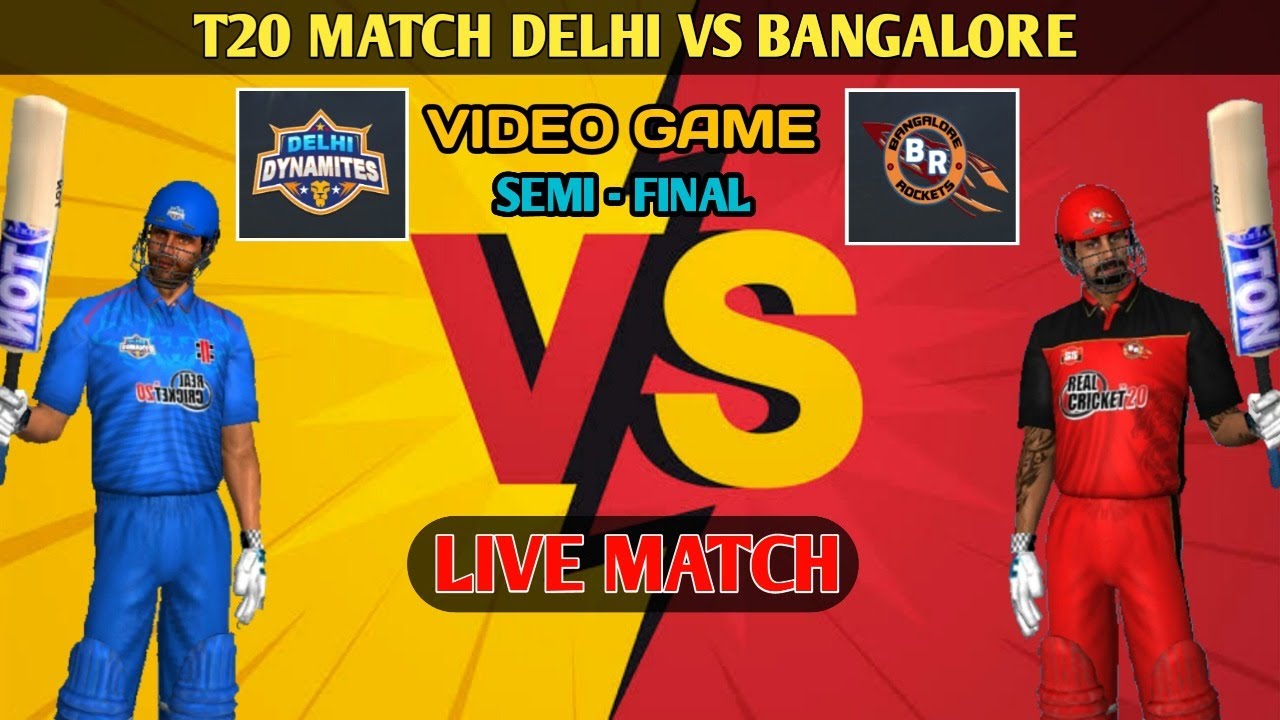 SEMI - FINAL) RCPL / IPL 2021 EDITION IN REAL CRICKET 20 LIVE
